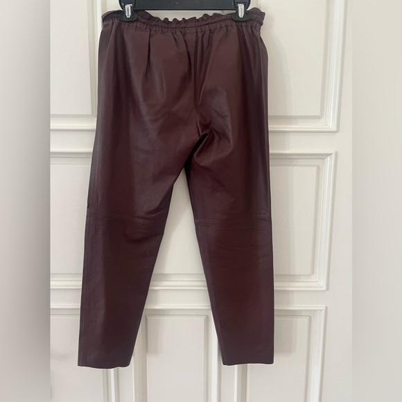 Gucci Leather Drawstring Pants - Picture 3 of 5